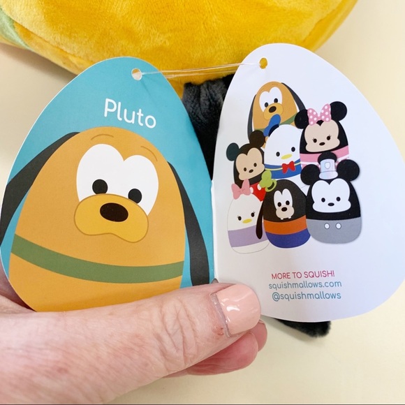Squishmallows Official KellyToy Disney Pluto 7” Plush Stuffed Animal Unisex Toy - Picture 5 of 10